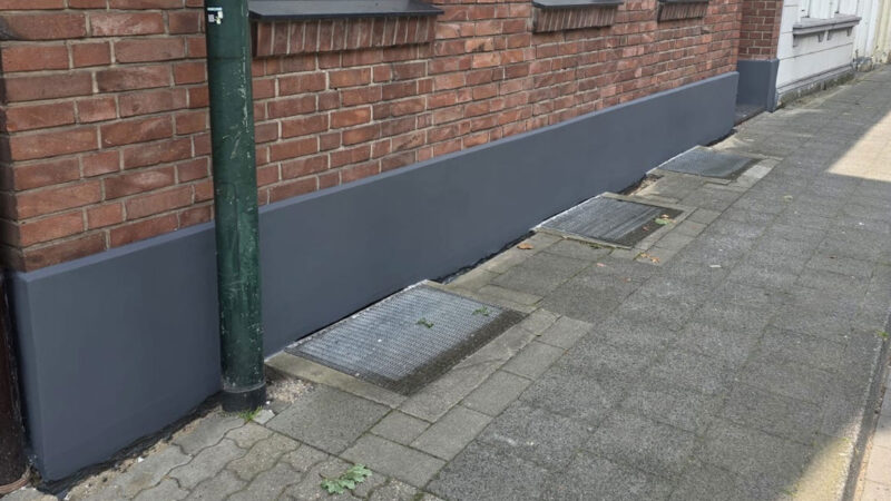 Feuchtesanierung im Sockelbereich
